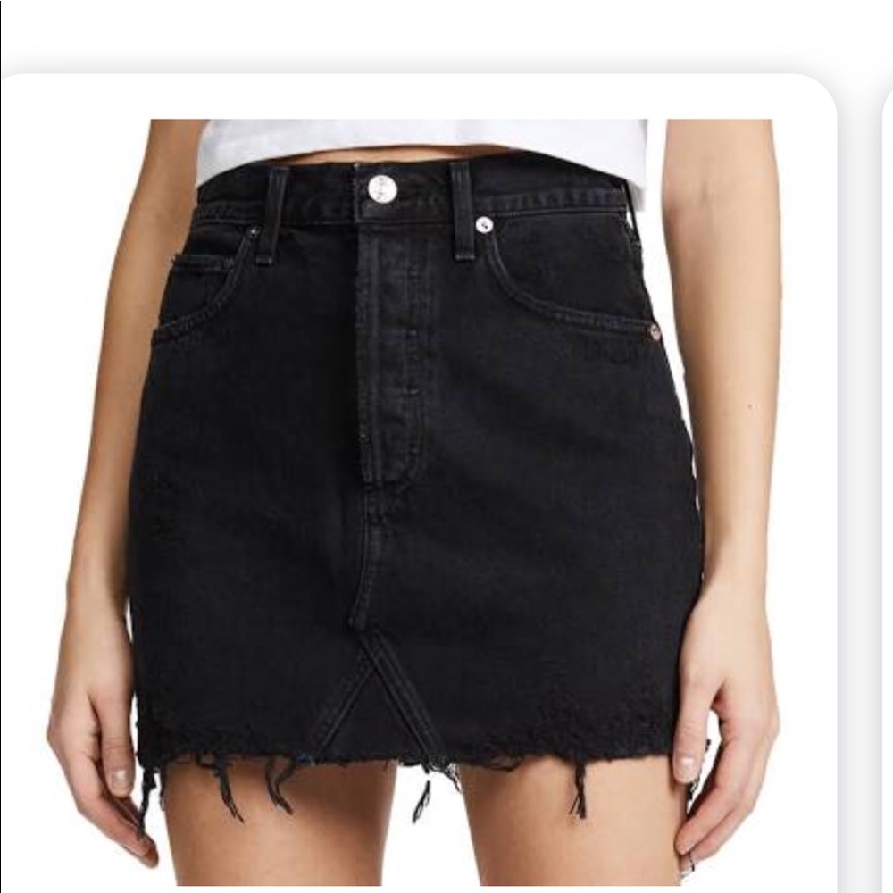 NWOT Agolde Quinn High Rise Mimi Skirt